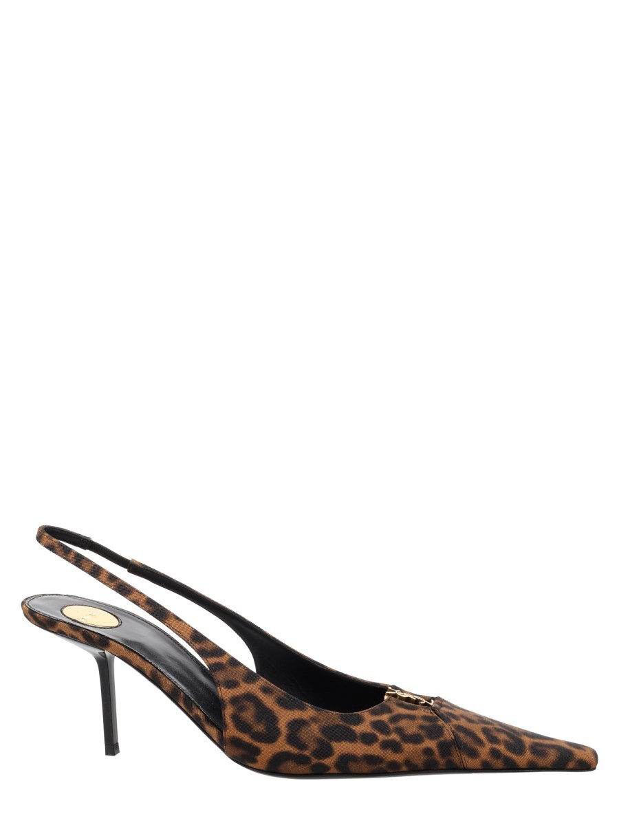 Saint Laurent Décolleté "Babylone Breteuil" In Gros-Grain