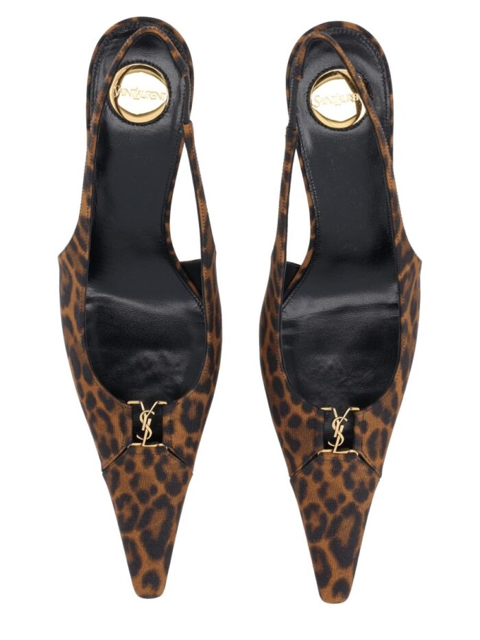 Saint Laurent Décolleté "Babylone Breteuil" In Gros-Grain