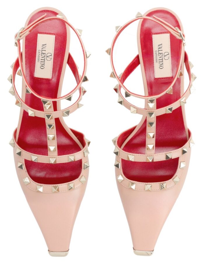 Valentino Garavani DÉCOLLETÉ "ROCKSTUD" IN CAPRETTO