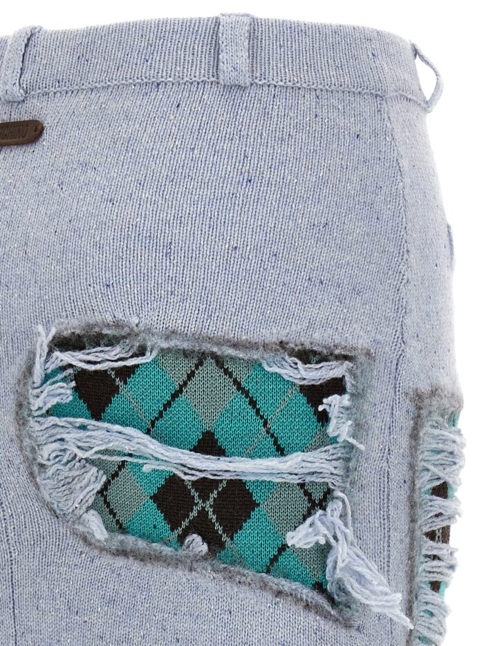 Moschino 'Deconstructed Argyle' Skirt