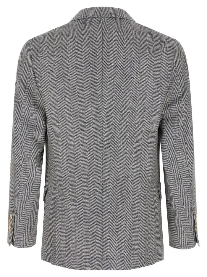 Brunello Cucinelli Deconstructed Single-breasted Blazer