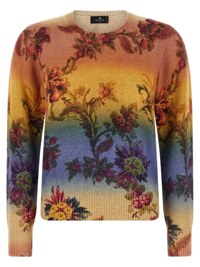 etro dégradé jacquard sweater Etro Dégradé Jacquard Sweater