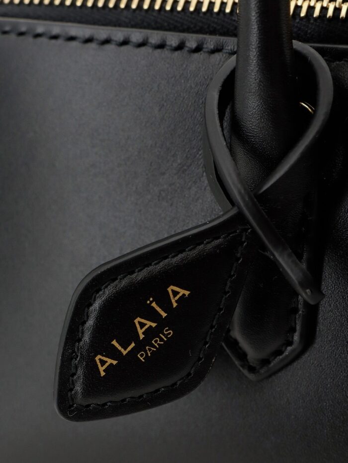 ALAIA Delta Small Leather Handbag