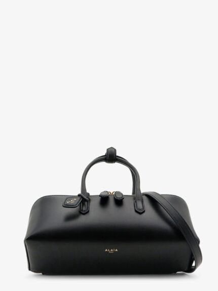 ALAIA Delta Small Leather Handbag