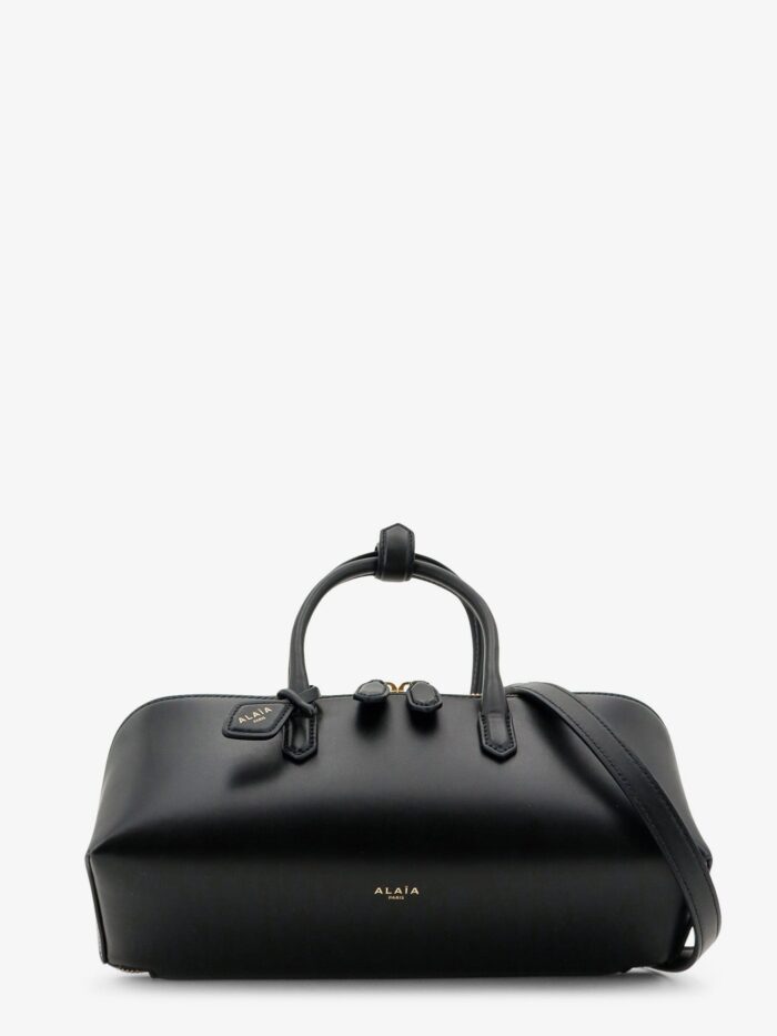 ALAIA Delta Small Leather Handbag