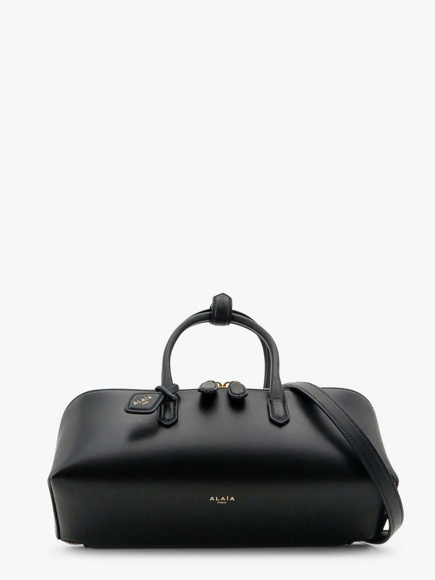 ALAIA Delta Small Leather Handbag