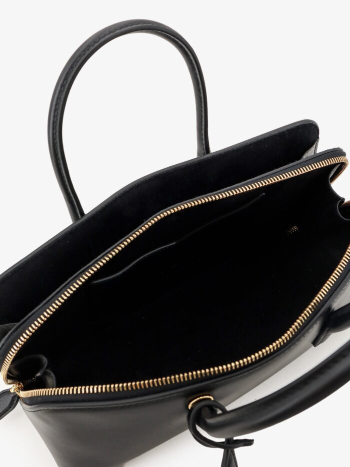 ALAIA Delta Small Leather Handbag