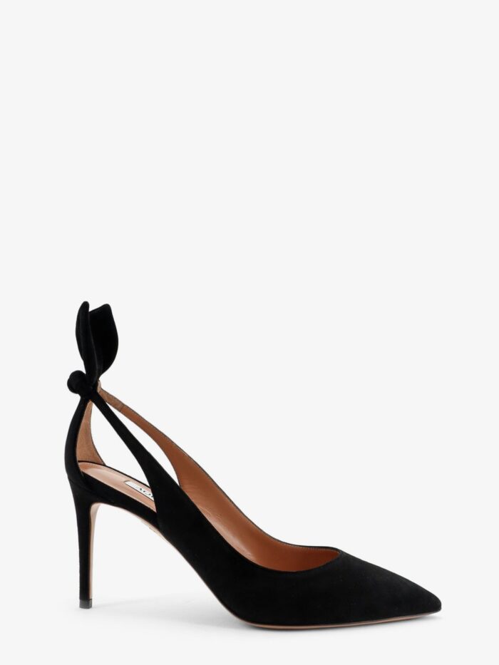 aquazzura deneuve suede pumps AQUAZZURA Deneuve Suede Pumps