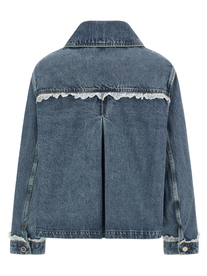 GANNI Denim And Lace Jacket