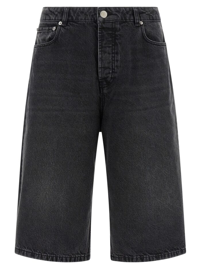 ami paris denim bermuda shorts AMI PARIS Denim Bermuda Shorts