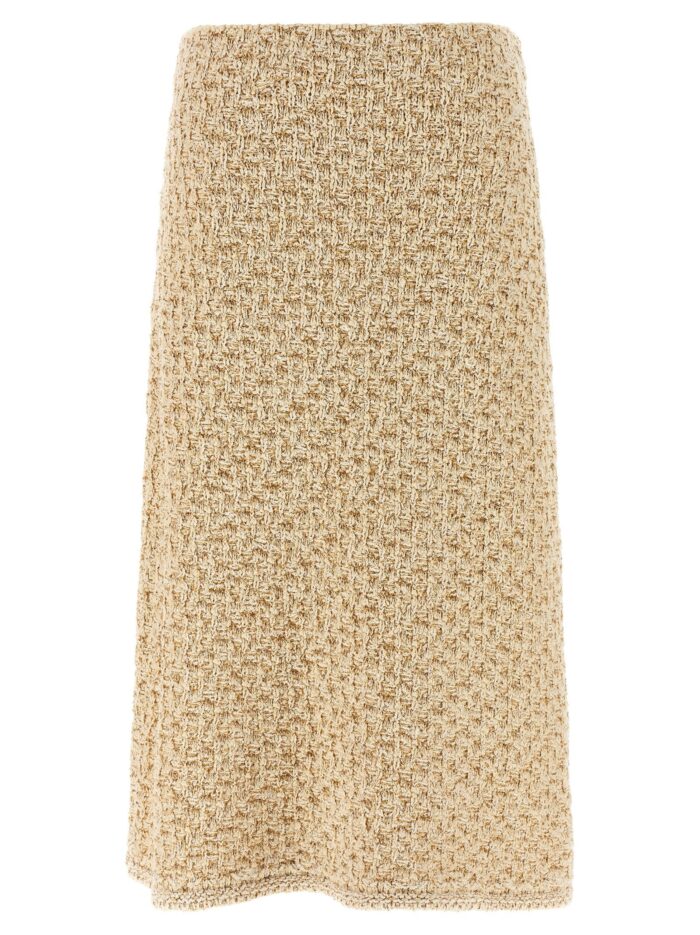 fabiana filippi denim effect tweed skirt Fabiana Filippi Denim-effect Tweed Skirt