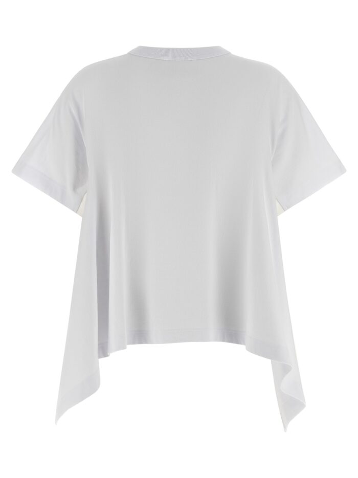 SACAI Denim Insert T-shirt
