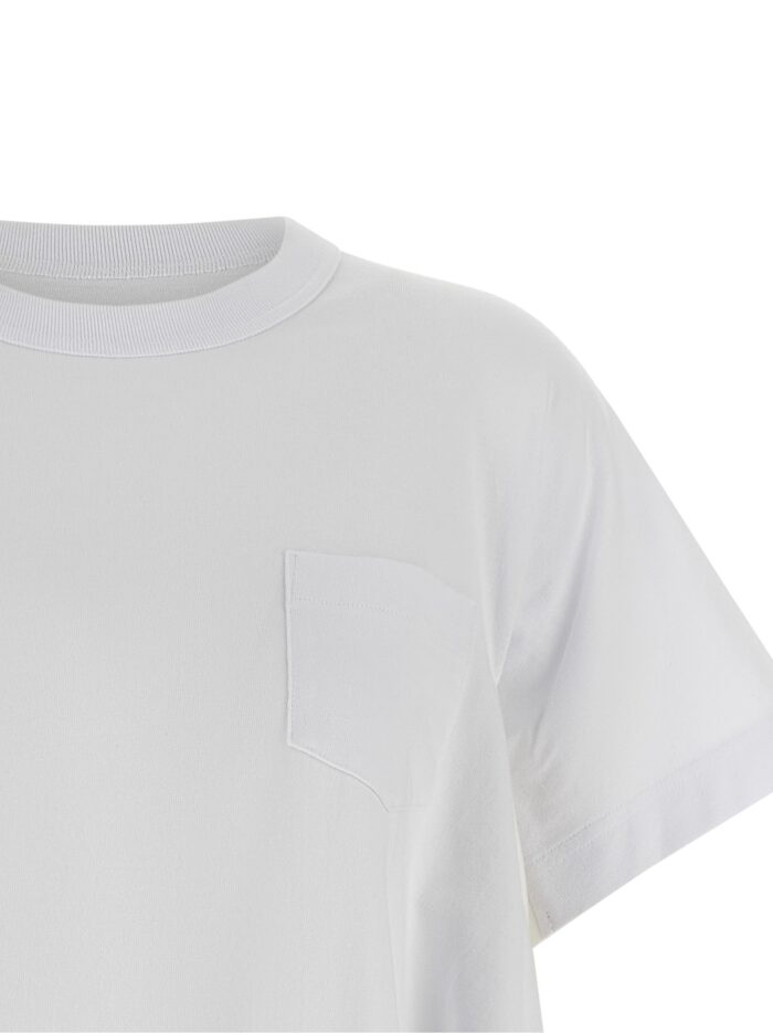SACAI Denim Insert T-shirt