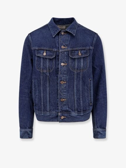 Denim Jacket With Celine Paris Patch