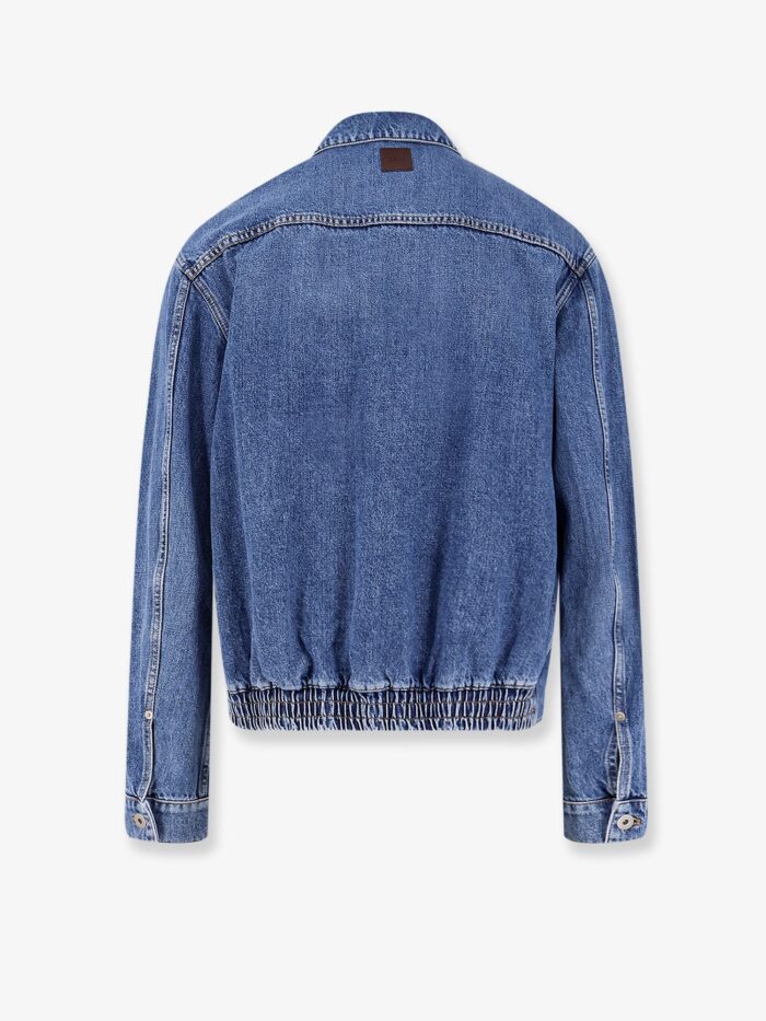 Denim Jacket With Dior Embroidery