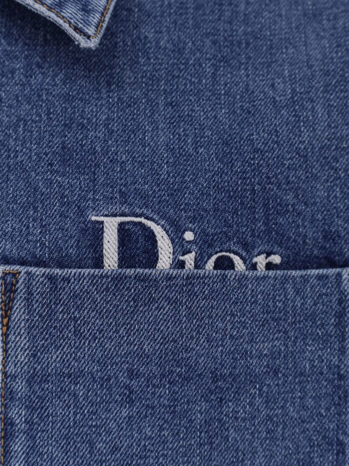 Denim Jacket With Dior Embroidery