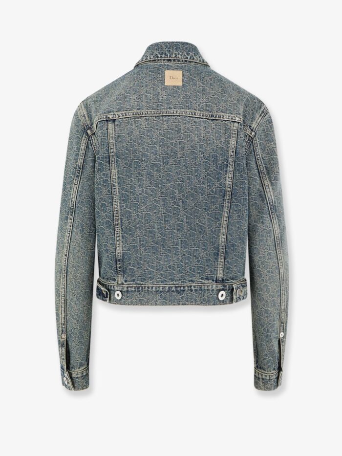 Denim Jacket With Dior Oblique Motif