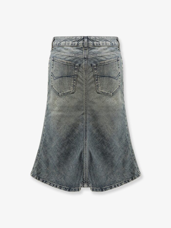 Balenciaga Denim Midi Skirt