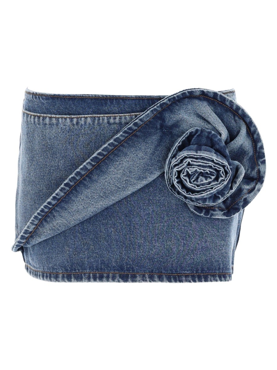 Magda Butrym Denim Miniskirt