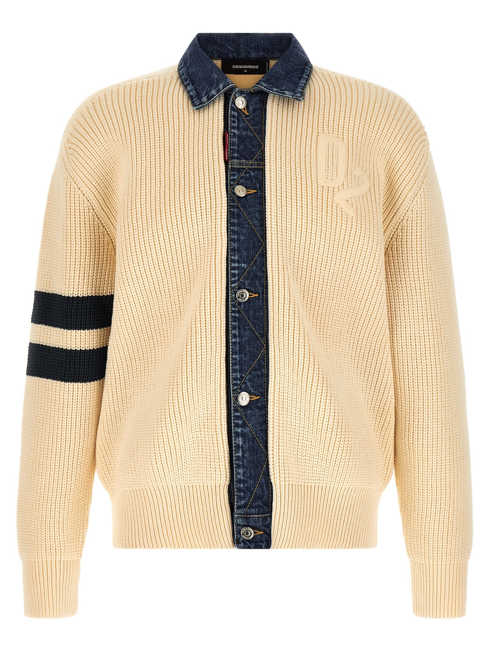 Dsquared2 'Denim Mix D2' Cardigan