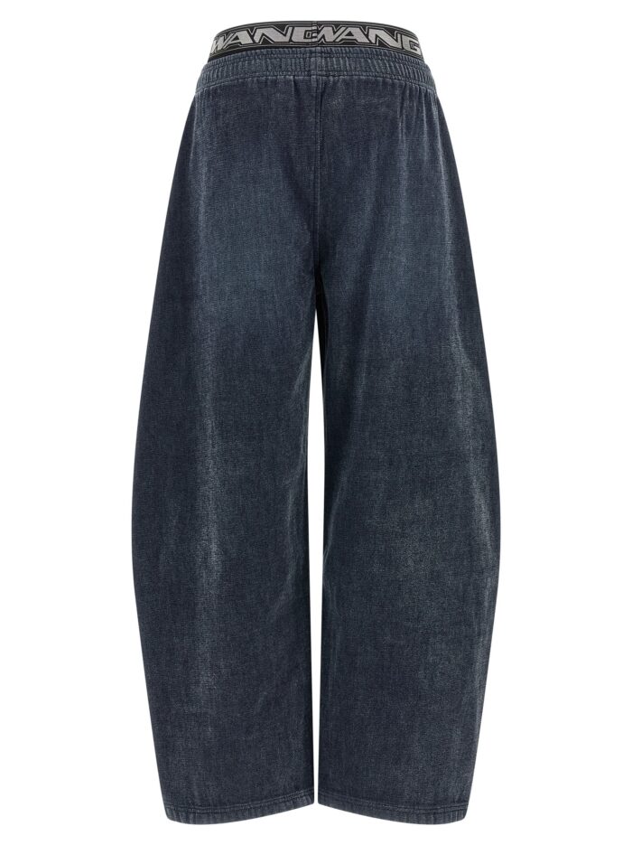 Alexander Wang Denim Pants With Elastic Waistband