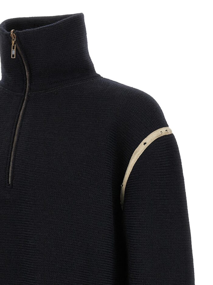 Maison Margiela Denim Patch Sweater
