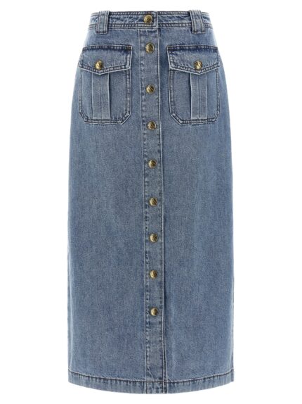 ZIMMERMANN 'Denim Pencil' Skirt