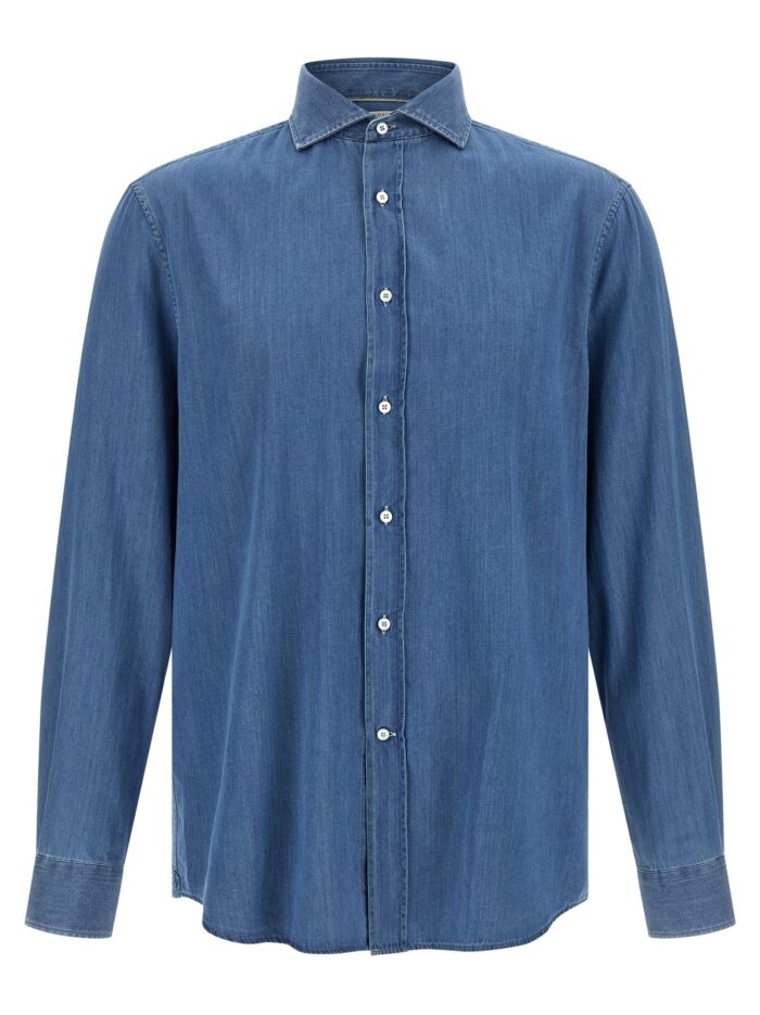 brunello cucinelli denim shirt Brunello Cucinelli Denim Shirt