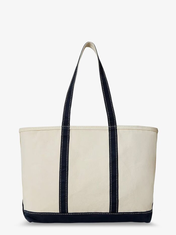 Polo Ralph Lauren Denim Shoulder Bag With Embroidered Logo On The Front