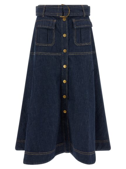 ZIMMERMANN Denim Skirt