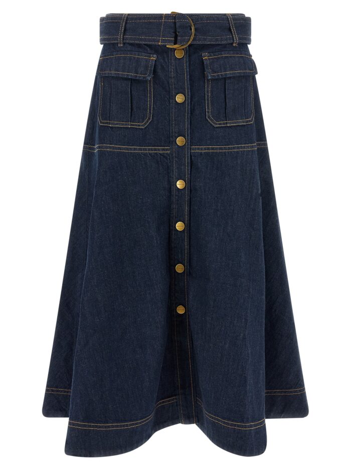 ZIMMERMANN Denim Skirt