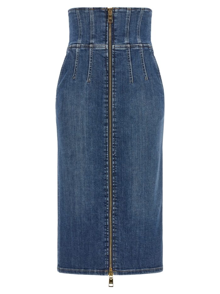 Elisabetta Franchi Denim Skirt