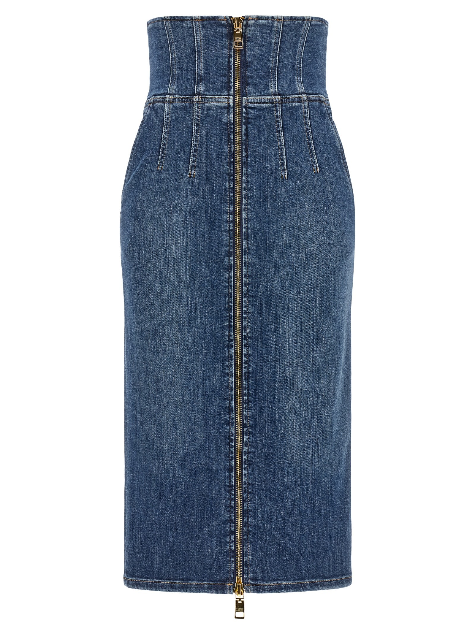 Elisabetta Franchi Denim Skirt
