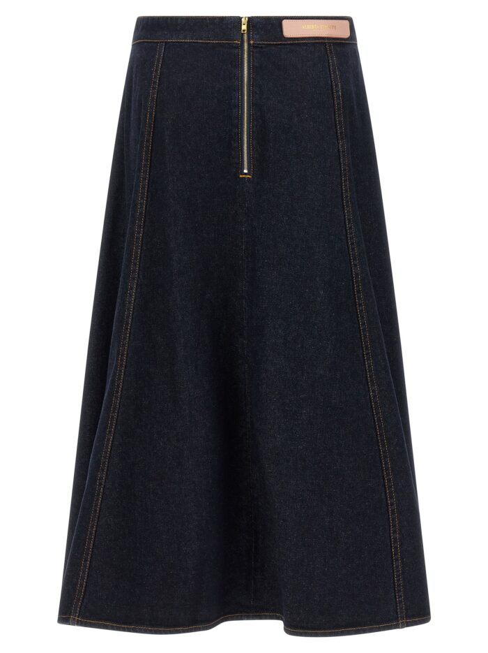 Alberta Ferretti Denim Skirt