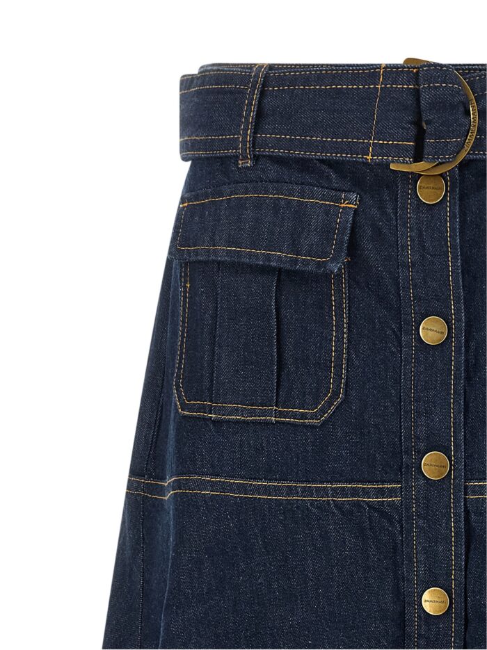 ZIMMERMANN Denim Skirt