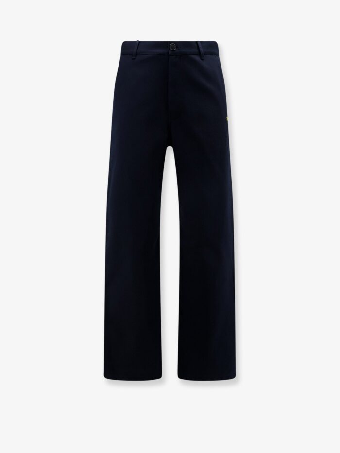 loewe denim trousers with contrasting embroidered logo LOEWE Denim Trousers With Contrasting Embroidered Logo