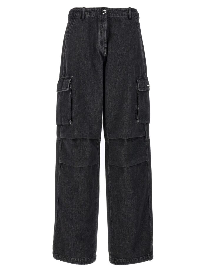 coperni 'denim wide leg cargo' jeans COPERNI 'Denim Wide Leg Cargo' Jeans
