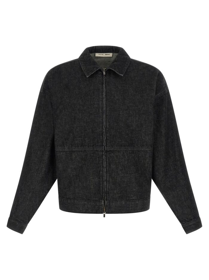 fear of god essential 'denim work' jacket FEAR OF GOD ESSENTIAL 'Denim Work' Jacket