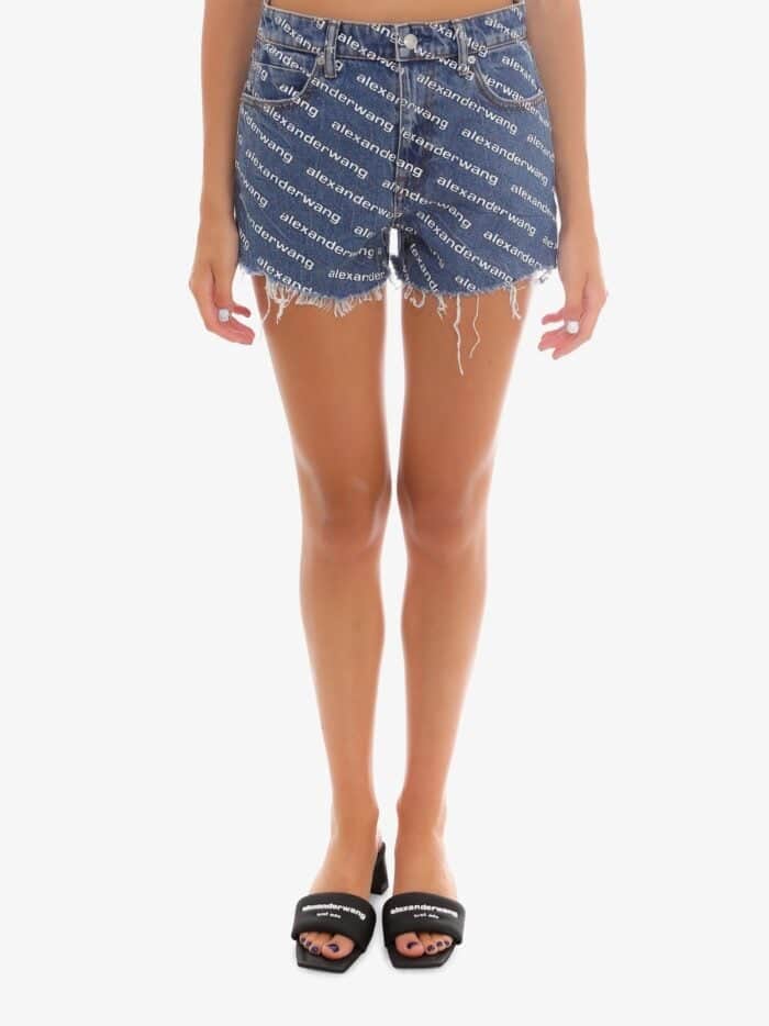 DENIM X ALEXANDER WANG SHORTS