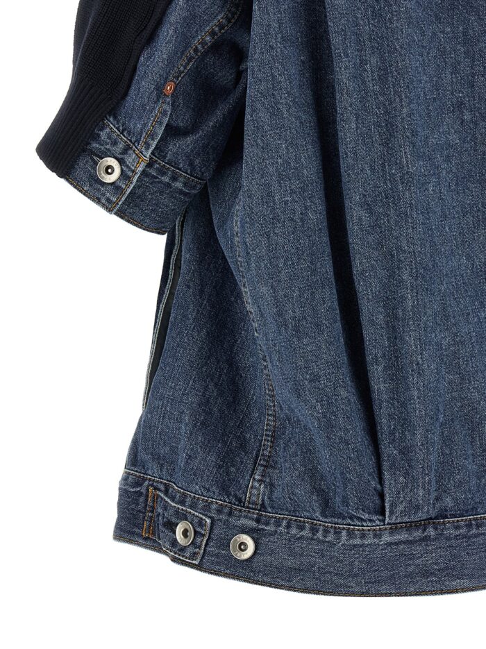 SACAI 'Denim X Knit' Cardigan
