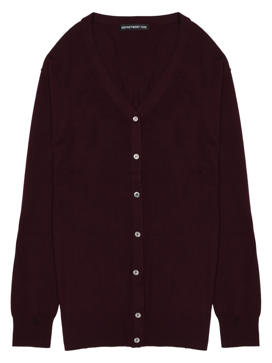 DEPARTMENT FIVE CARDIGAN "COLLEGE" IN LANA MERINO