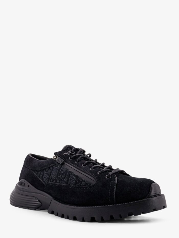 Derby Dior Combat Suede And Dior Oblique Jacquard Fabric Lace Up Shoes