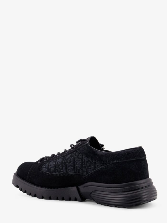 Derby Dior Combat Suede And Dior Oblique Jacquard Fabric Lace Up Shoes