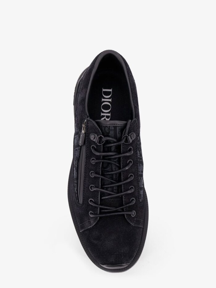 Derby Dior Combat Suede And Dior Oblique Jacquard Fabric Lace Up Shoes