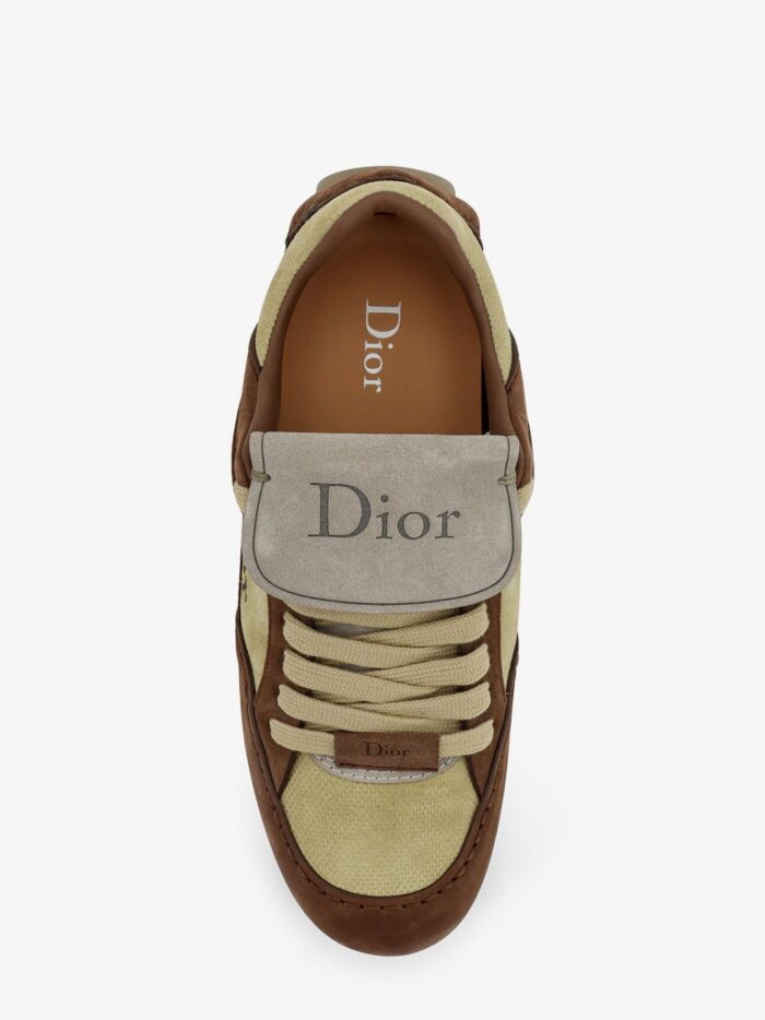 Derby Dior Roadienabuk Sneakers With Leather Inserts