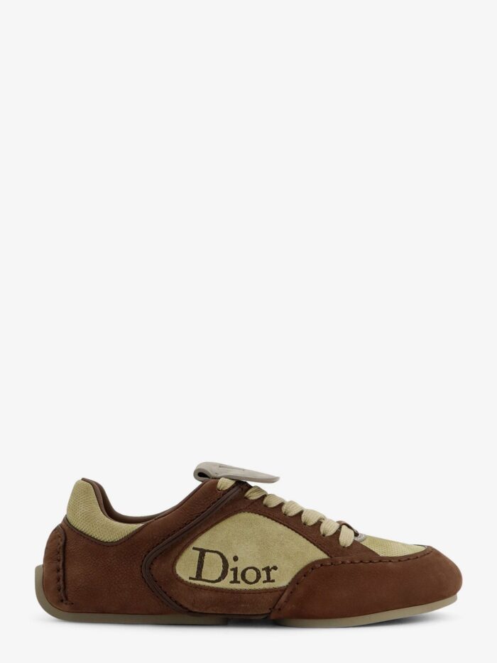 Derby Dior Roadienabuk Sneakers With Leather Inserts