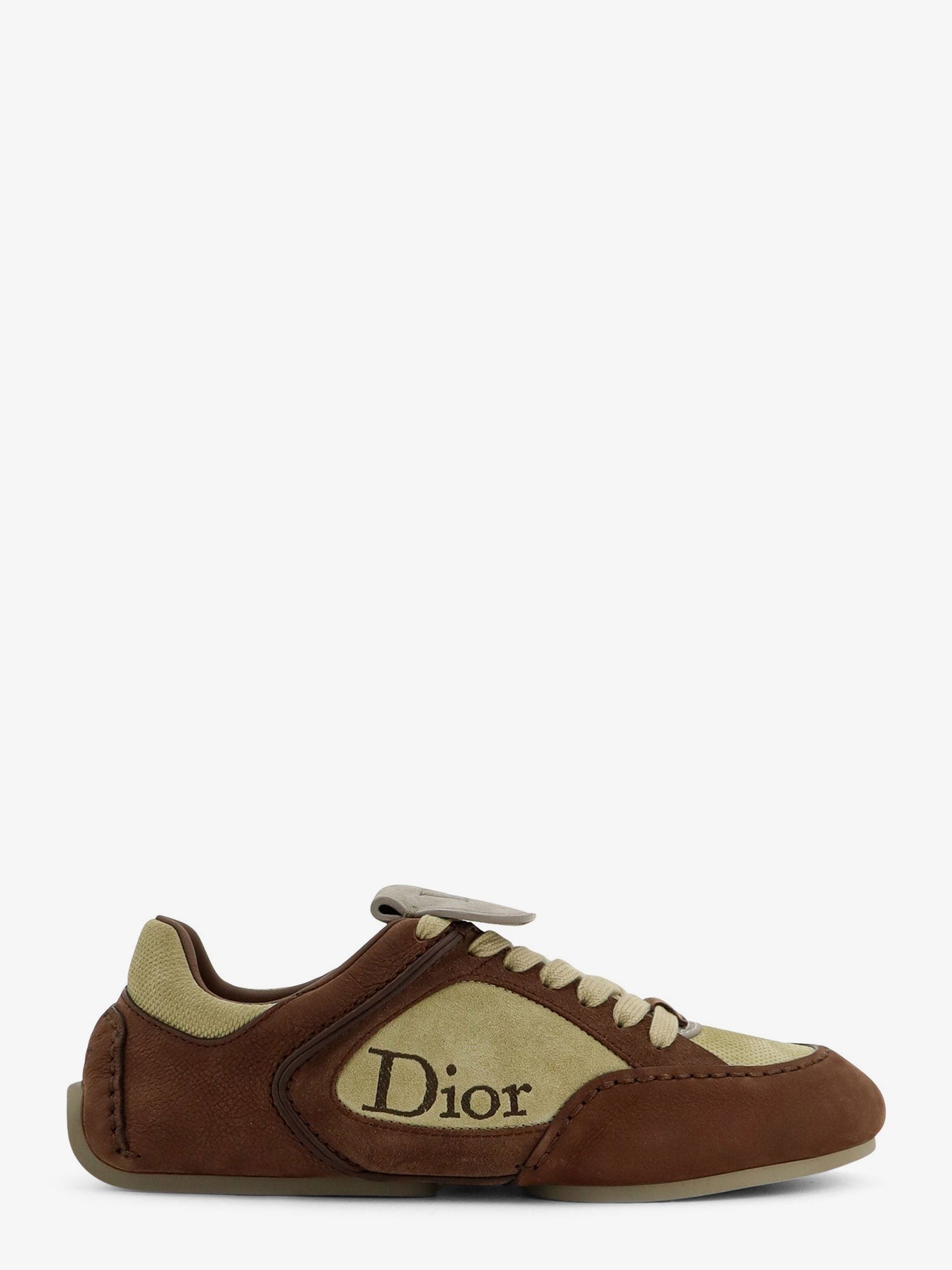 Derby Dior Roadienabuk Sneakers With Leather Inserts
