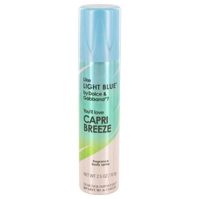 Designer Imposters Capri Breeze By Parfums De Coeur - Body Spray 2.5 Oz