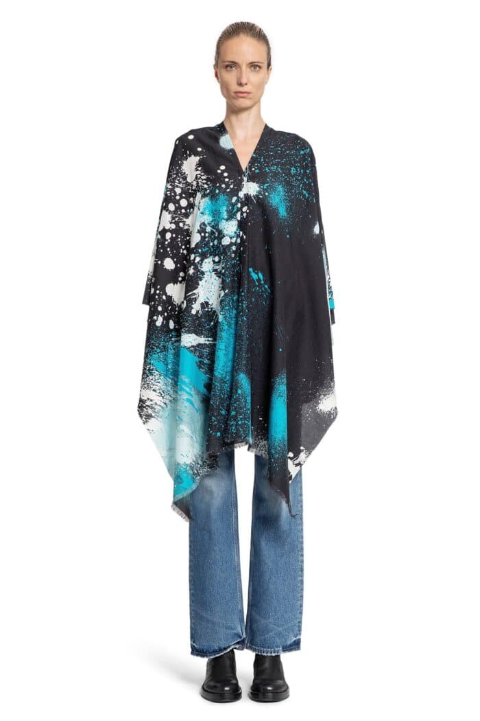 DESTIN Long Sky Print Poncho