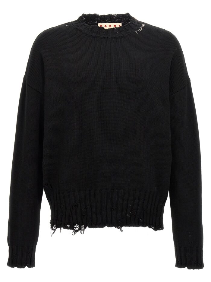 marni destroyed effect sweater Marni Destroyed Effect Sweater
